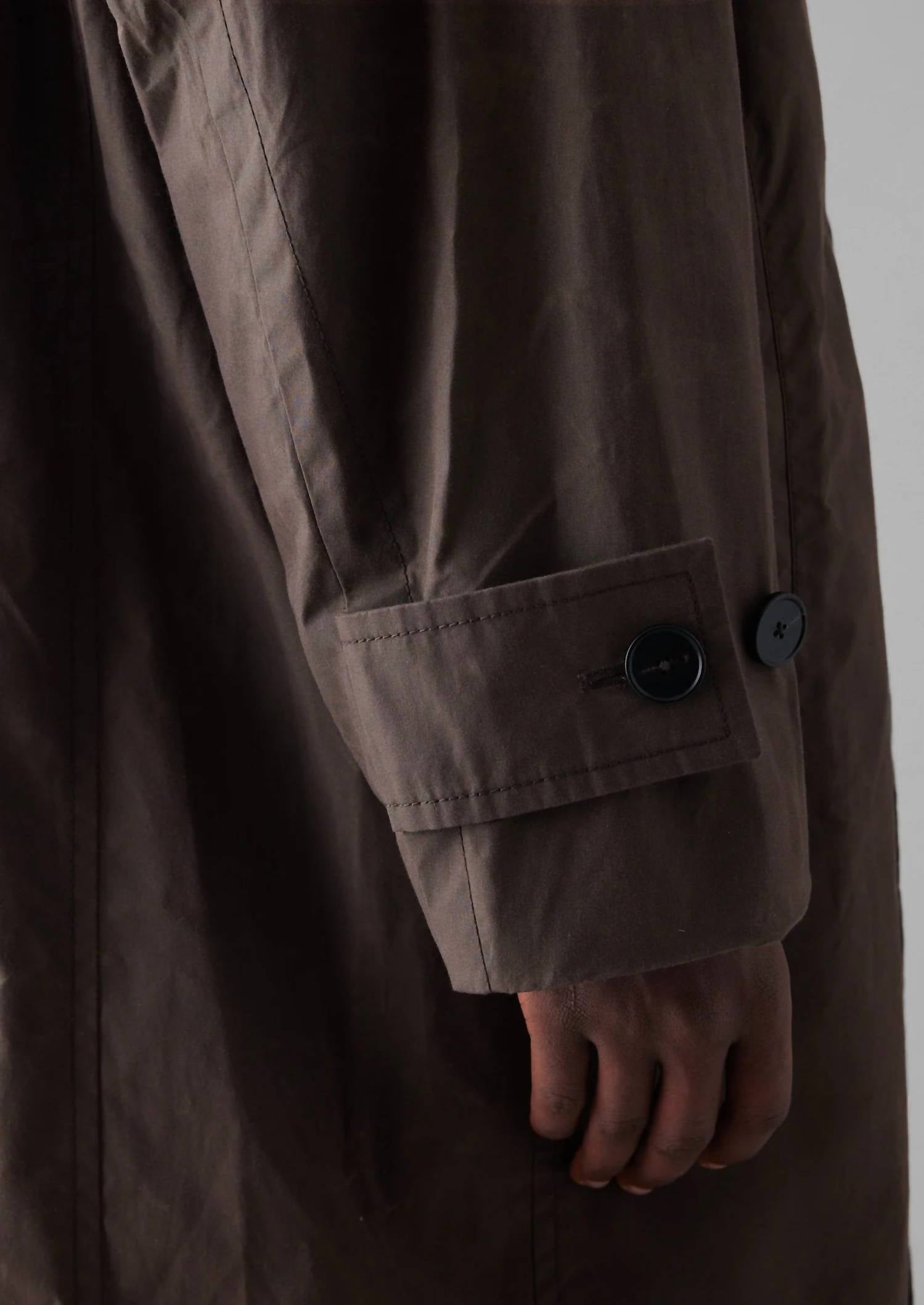 Waxed Cotton Trench Coat