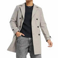 Double Breasted Wool Mix Coat