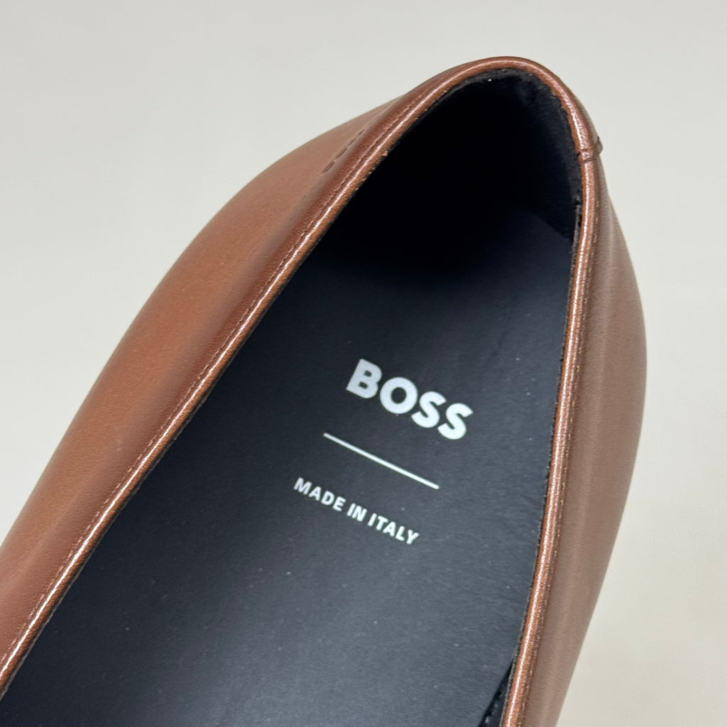HUGO BOSS Derrek Leather Dress Penny Loafer Men's Shoes Sz 13 Z014985012