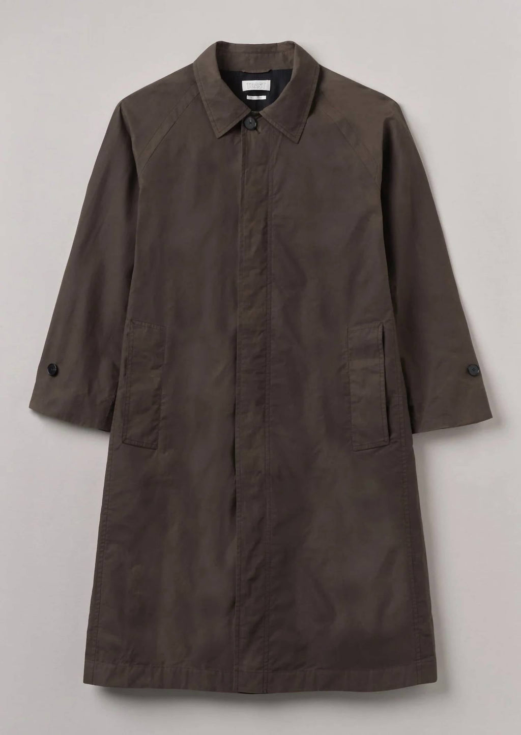 Waxed Cotton Trench Coat