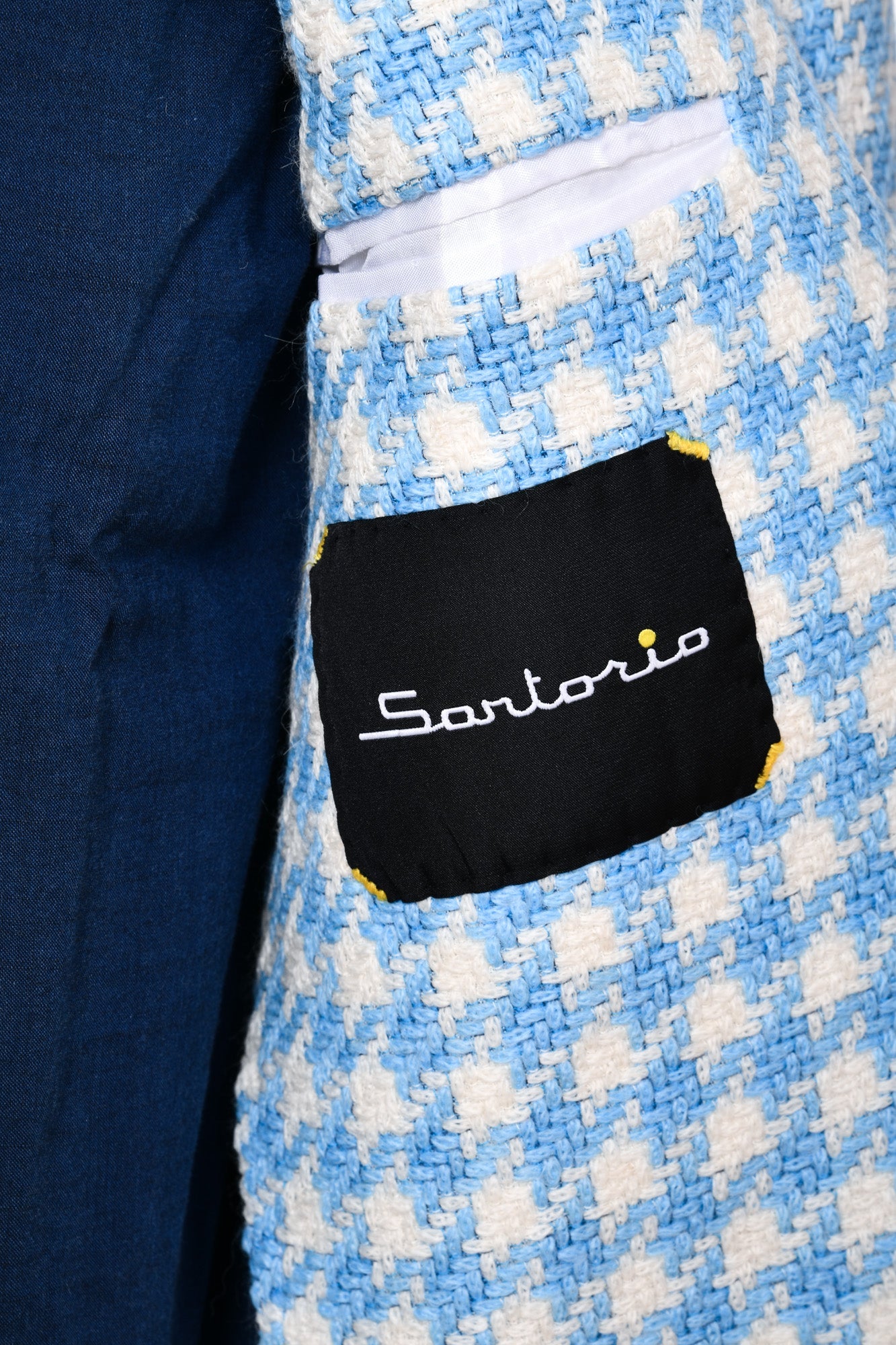 Sartorio Houndstooth Alpaca-Cotton Sport Jacket