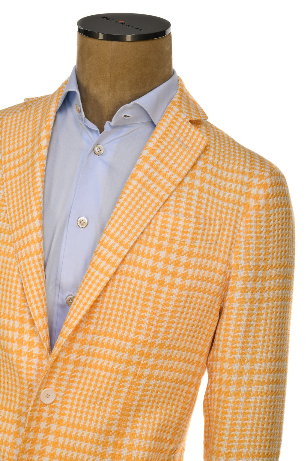 Sartorio Prince of Wales Silk-Linen Sport Jacket