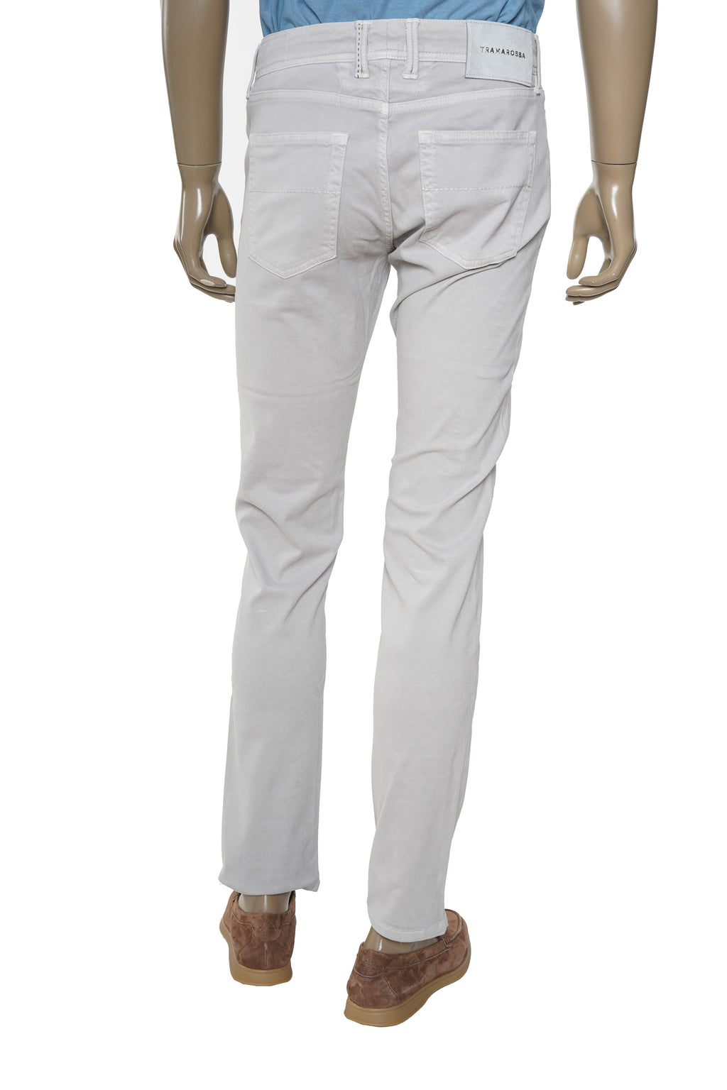 Tramarossa Michelangelo Zip Solid Cotton-Modal Trousers