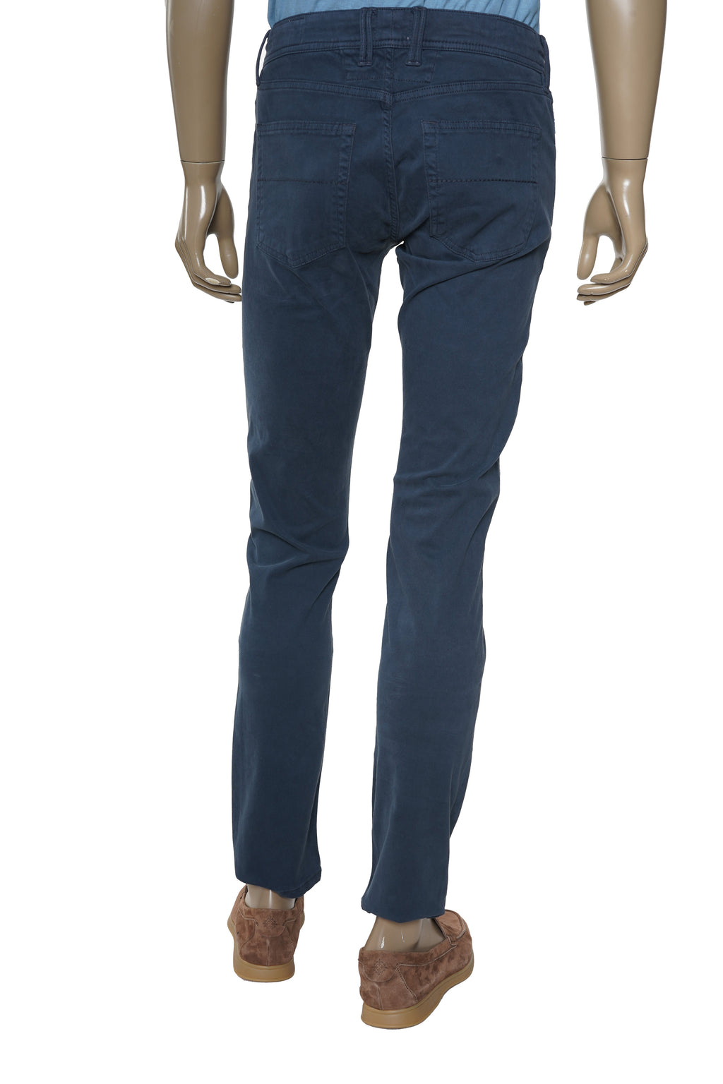 Tramarossa Michelangelo Zip Solid Cotton-Modal Trousers