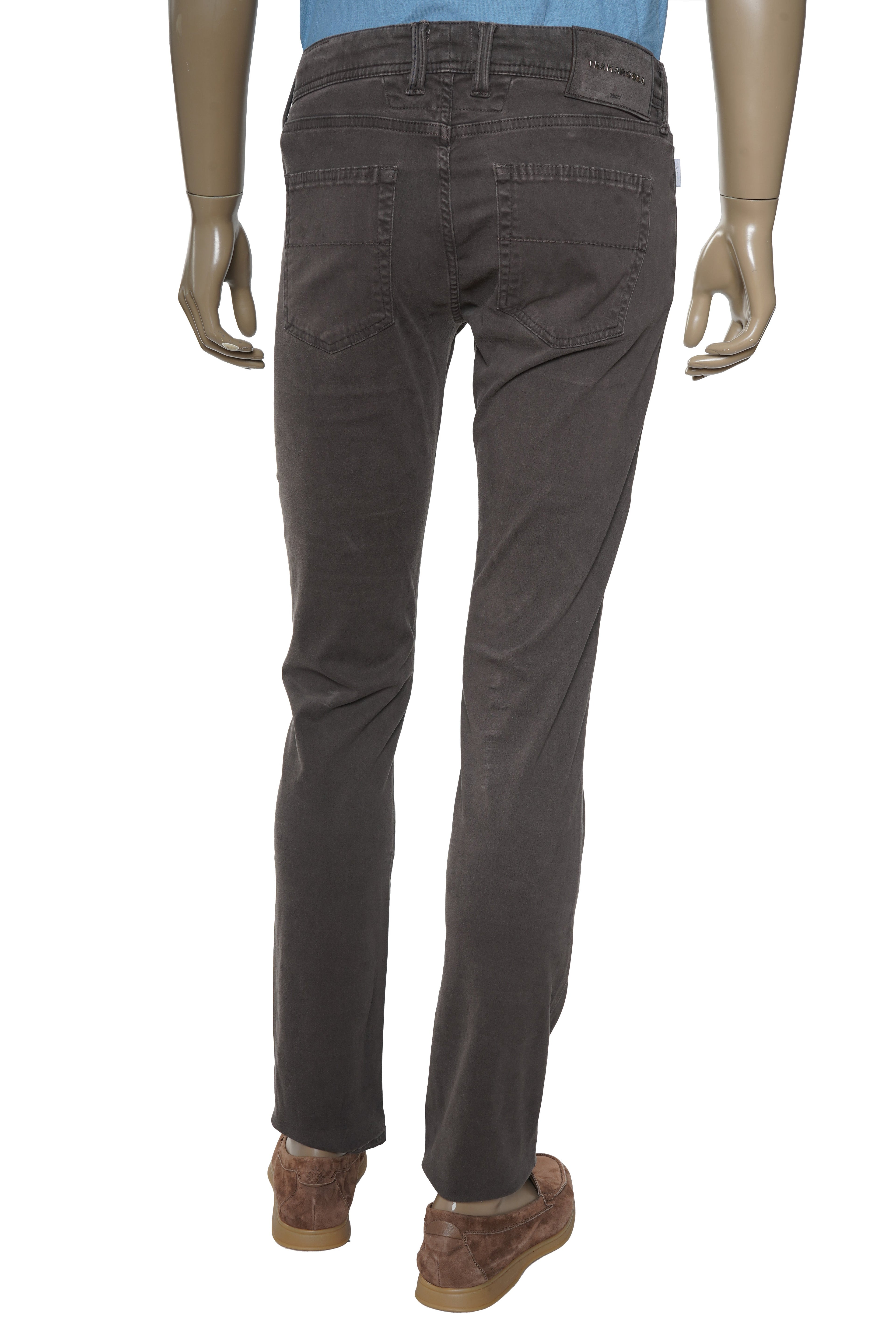 Tramarossa Michelangelo Zip Solid Cotton-Modal Trousers