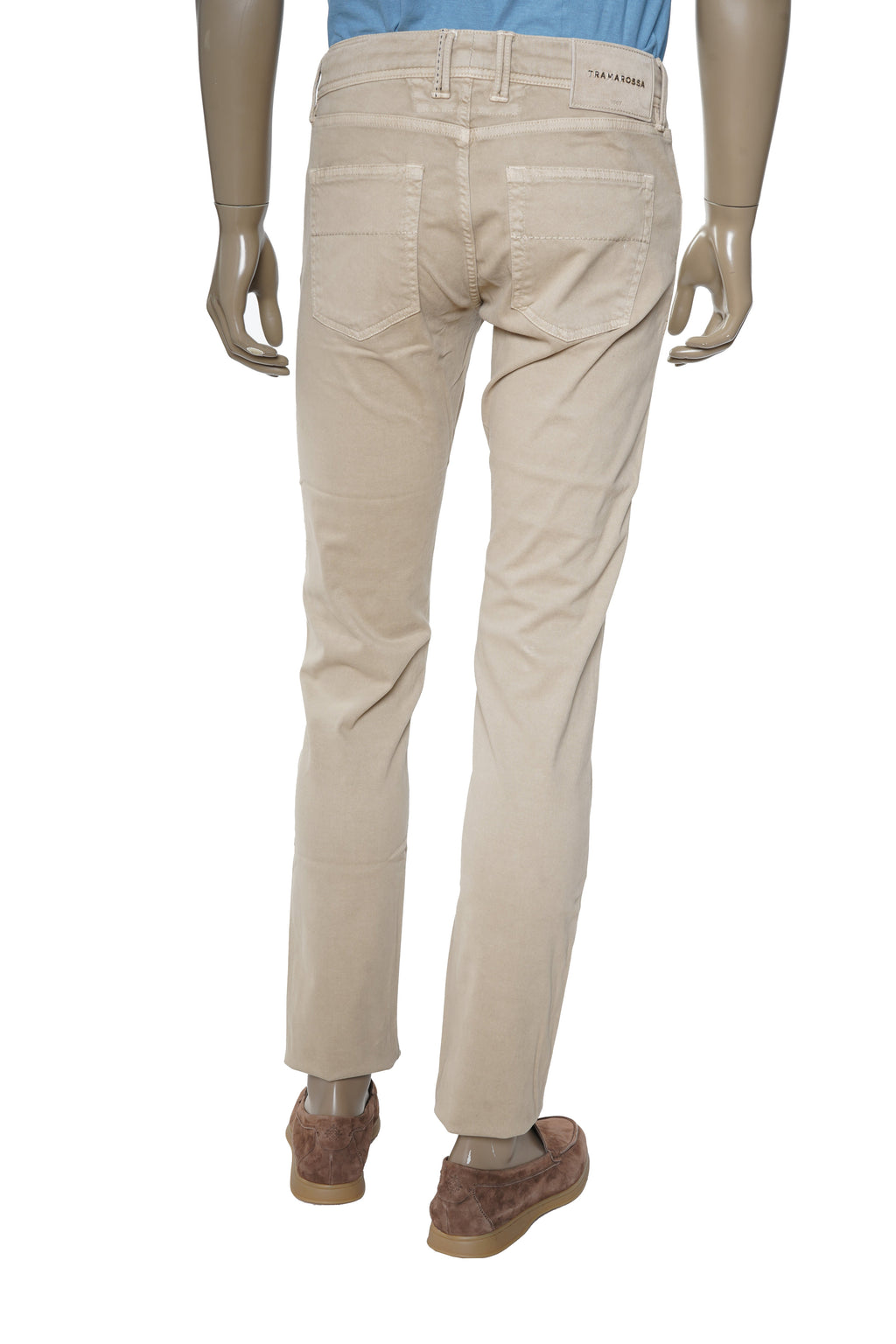 Tramarossa Michelangelo Zip Solid Cotton-Modal Trousers